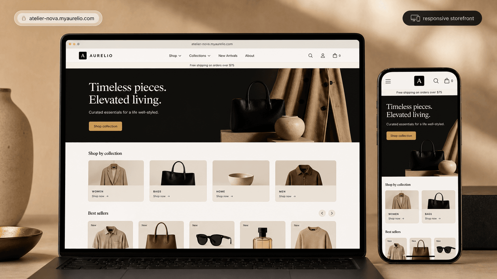 Responsive storefront